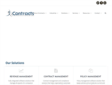 Tablet Screenshot of icontracts.com